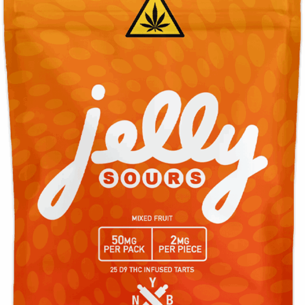 Tangy, low-dose Delta 9 Sours – 25 gummies, 2mg each | Select Choice