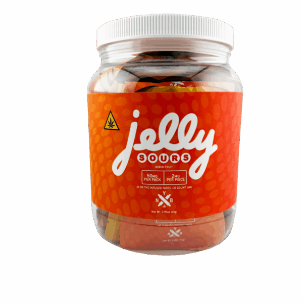 Tangy, low-dose Delta 9 Sours – 25 gummies, 2mg each | Select Choice