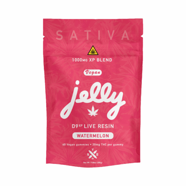 Juicy watermelon D9XP Live Resin Gummies by Not Your Bakery, bursting with flavor, at Select Choice.
