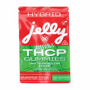 Not Your Bakery JELLY THCP Watermelon Haze Hybrid Gummies 5ct Select Choice