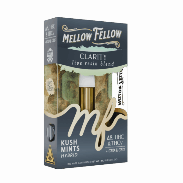 Smooth minty flavor and balanced clarity — discover Kush Mints by Mellow Fellow at Select Choice.