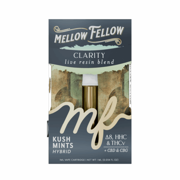 Smooth minty flavor and balanced clarity — discover Kush Mints by Mellow Fellow at Select Choice.