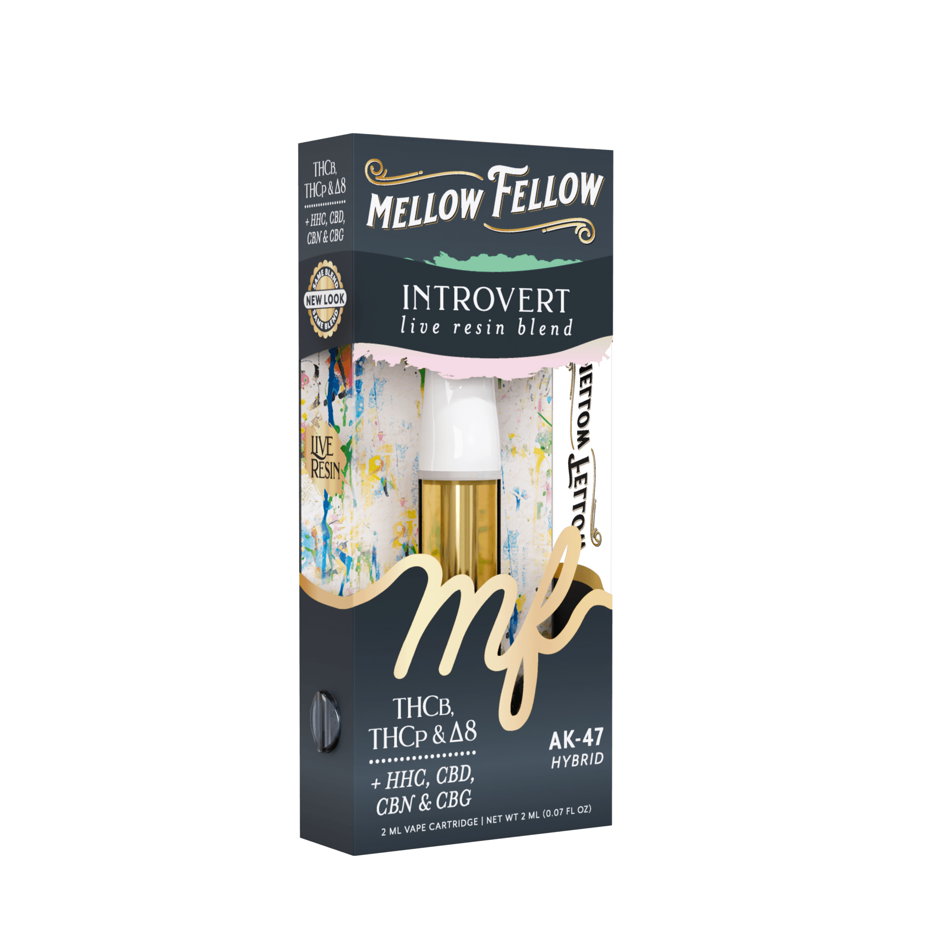 Mellow Fellow AK-47 Hybrid 510 2ml Cart Live Resin – Smooth & Mellow – Select Choice