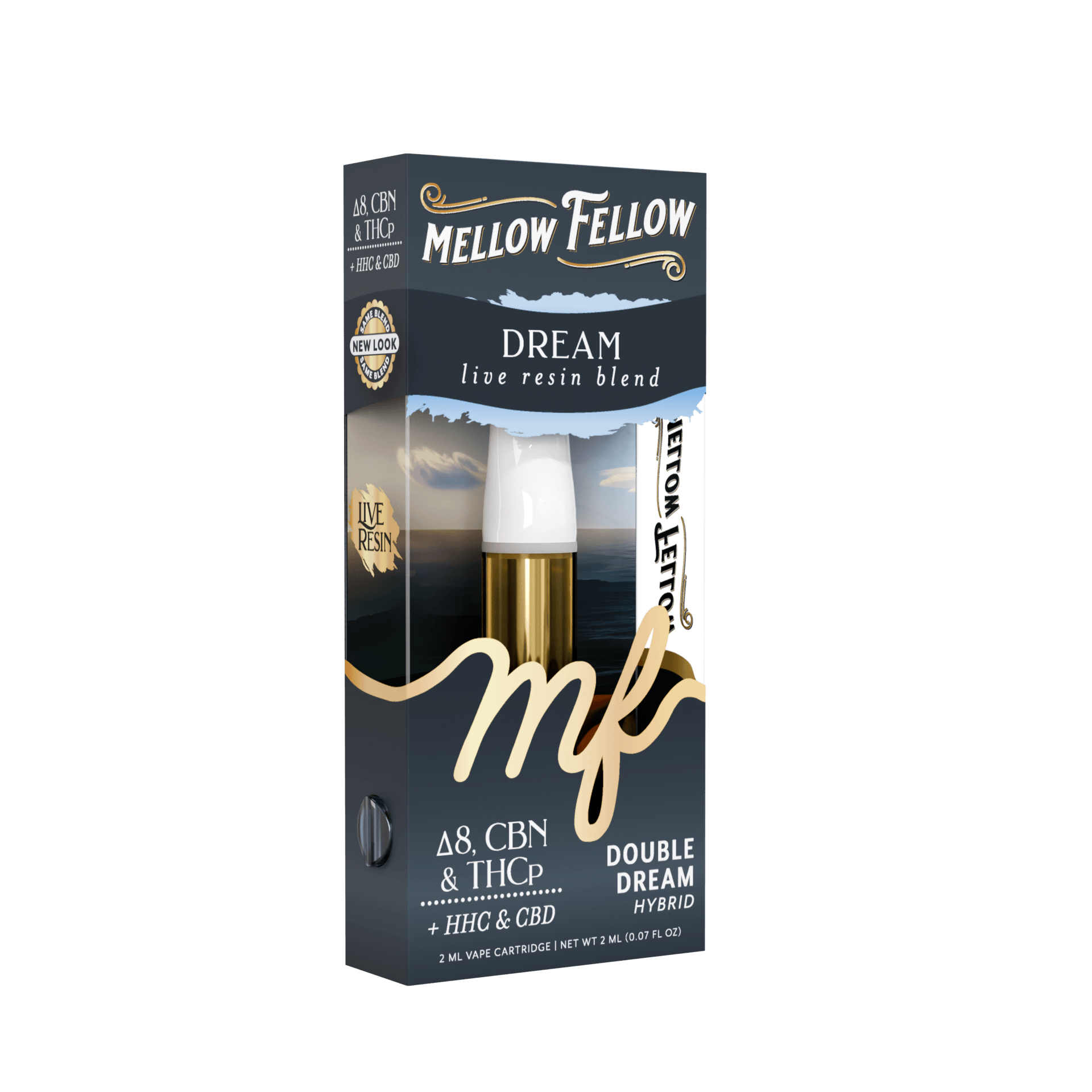 Mellow Fellow Double Dream Hybrid 2ml Live Resin Cart | Select Choice