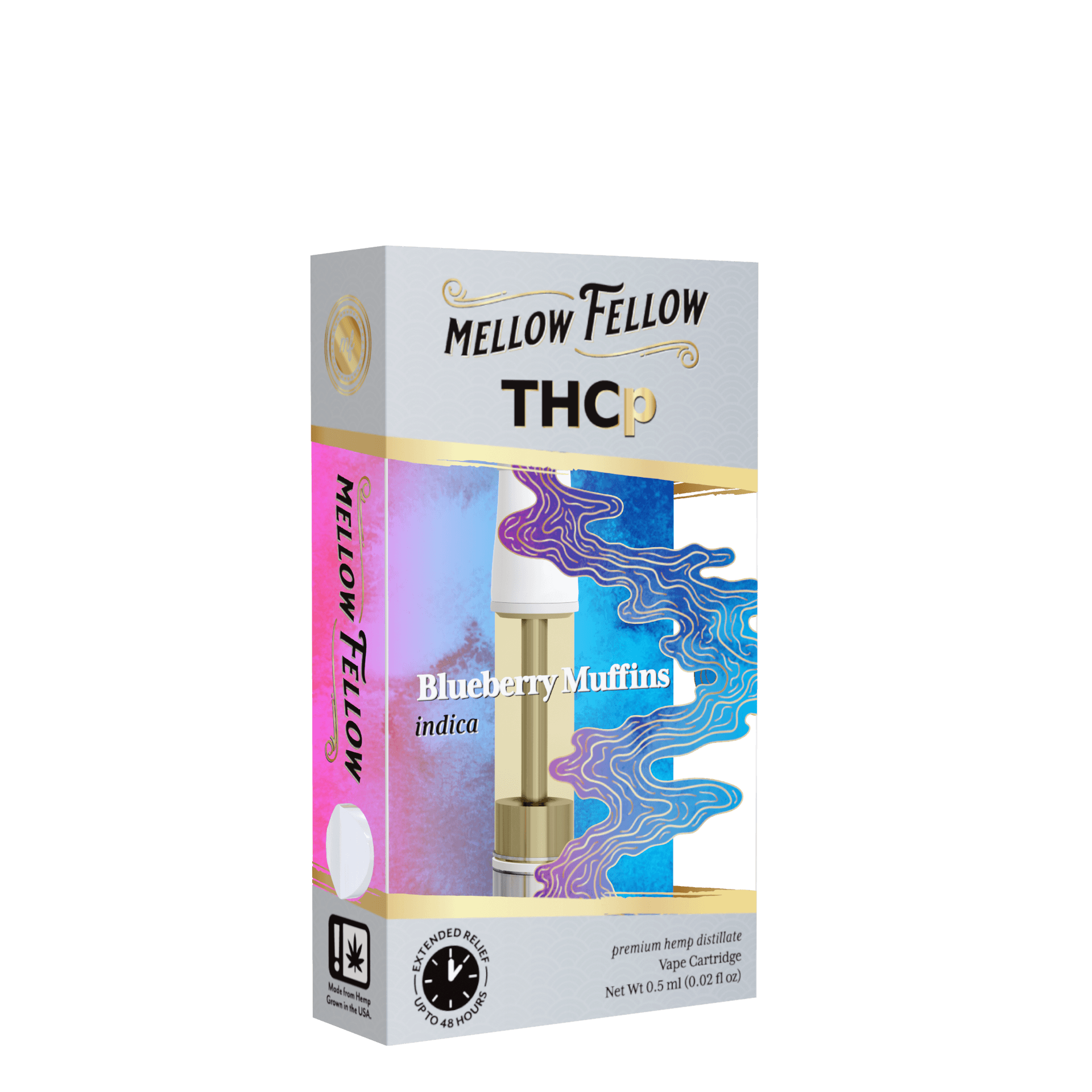 Mellow Fellow Blueberry Muffins Indica THCP .5G Cartridge | Select Choice
