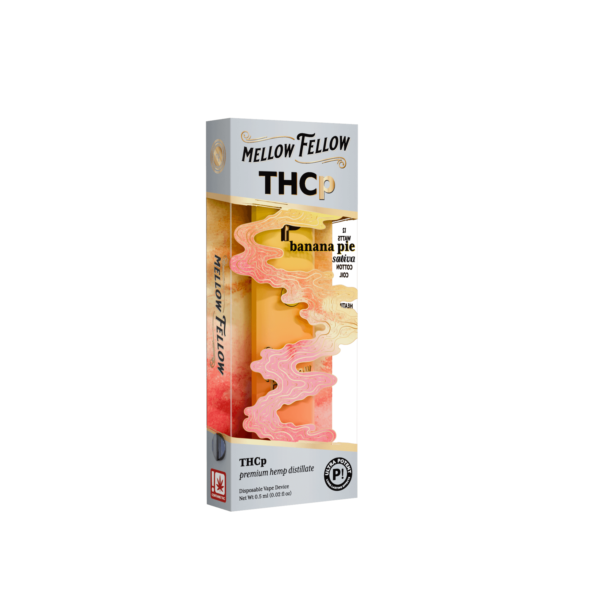 Mellow Fellow Banana Pie Sativa THCP .5G Disposable | Select Choice