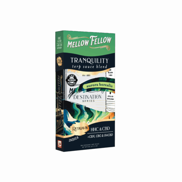 Unwind with Aurora Borealis Tranquility Blend – rich terp sauce, indica calm – Mellow Fellow x Select Choice
