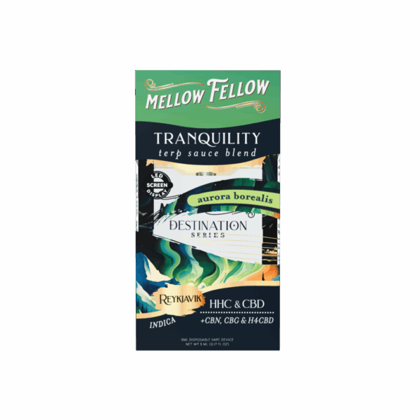 Unwind with Aurora Borealis Tranquility Blend – rich terp sauce, indica calm – Mellow Fellow x Select Choice